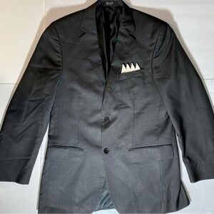 ALFANI 2 PIECE SUIT BLACK 2 BUTTONS SIZE 38R W32